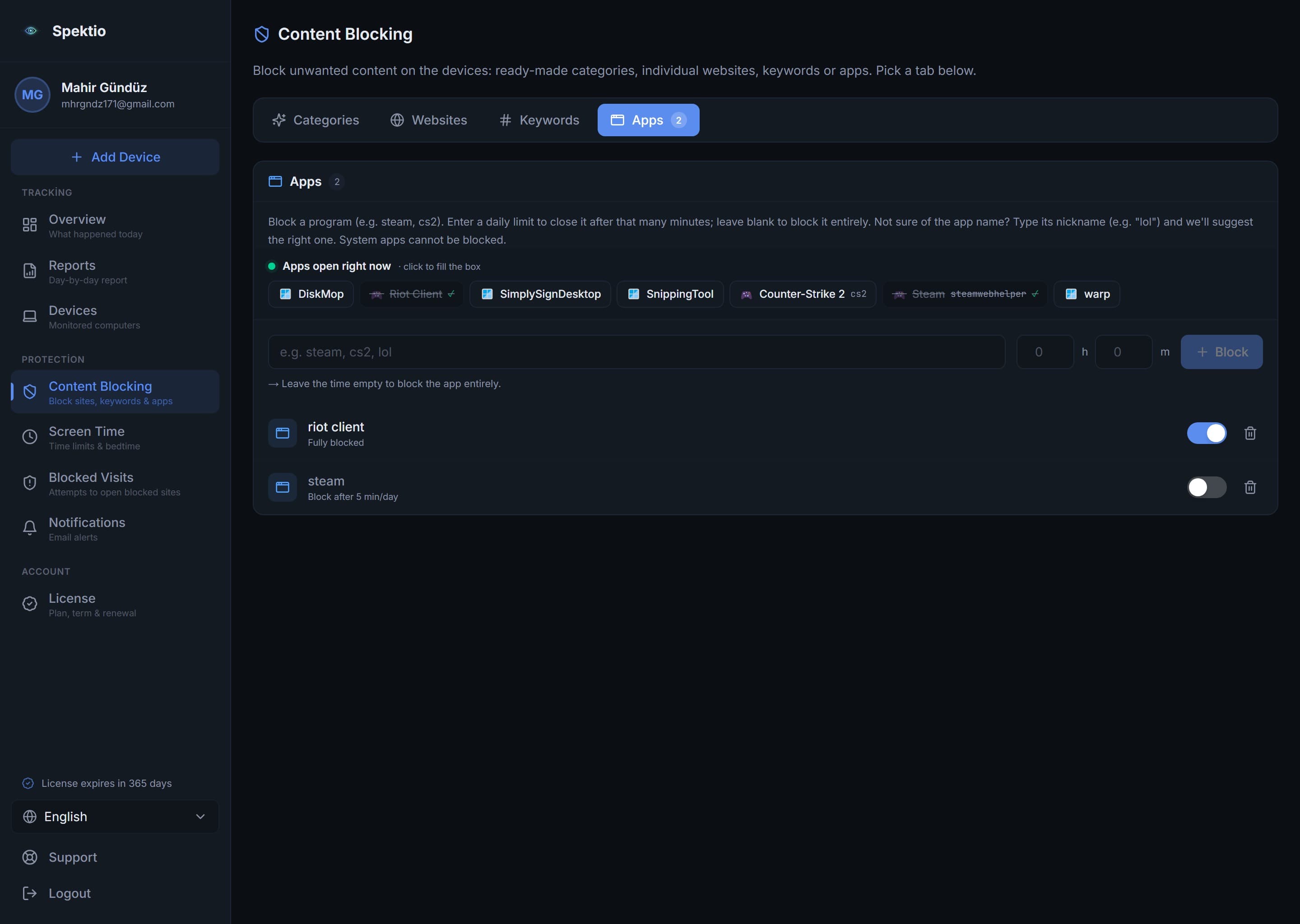 Block apps and games — the smart way